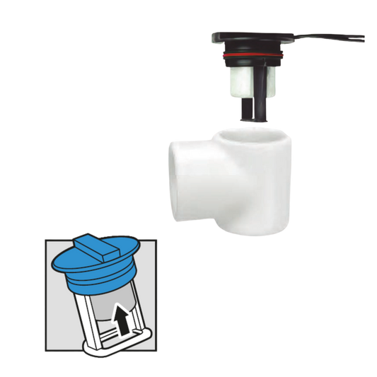 INTERRUPTOR SELLADO CON CODO DE ACOPLAMIENTO EN L CON CABLE CONDUCTOR DE 18 AWG DE 6 PIES