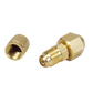 UNIÓN CON LLAVE MACHO 1/4" x ACCESO 1/4" CON EXTRACTOR DE NÚCLEO