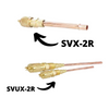 1/8" MPT, 1/4", 5/16" ESCALONES-3/16" x 2" COBRE EXT
